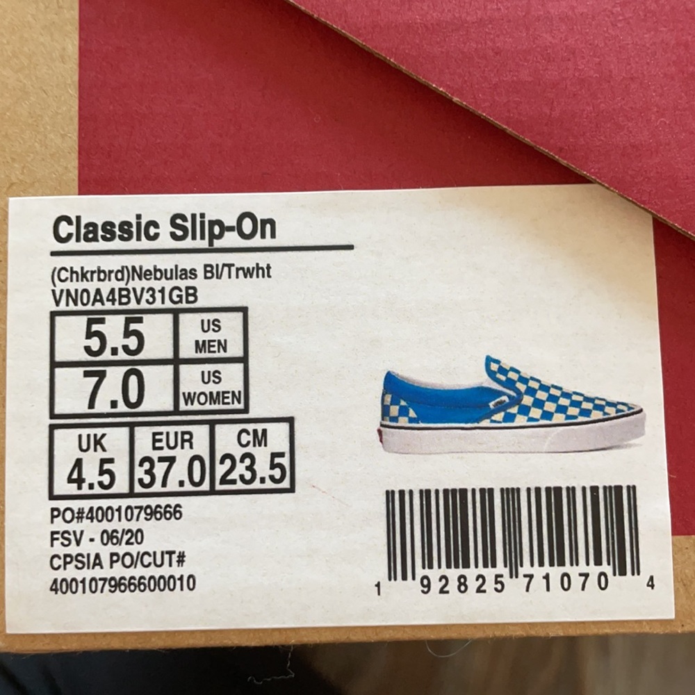 Vans classic slip-on NWT - Picture 4 of 4